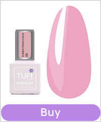 TUFI profi PREMIUM RUBBER FRENCH BASE 008 Pink Sunset 15 ml..